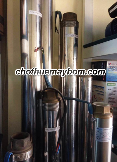 cho thuê Máy bơm giếng khoan