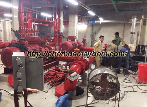 Cho thuê máy bơm nước giá tốt tại Hà Nội