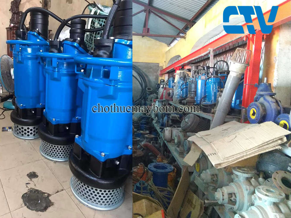 Cho thuê máy bơm công nghiệp nhanh chóng, giá rẻ nhất tại miền Bắc