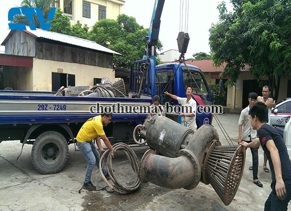 Cho thuê máy bơm nước giá rẻ tại Hà Nội