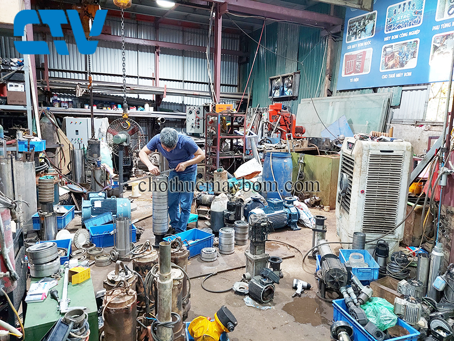 Đơn vị nhận sửa máy bơm trục đứng các hãng tại Hà Nội