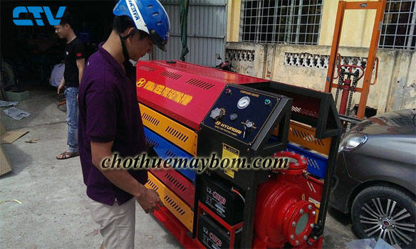 Dịch vụ cho thuê máy bơm Diesel giá tốt nhất tại Hà Nội