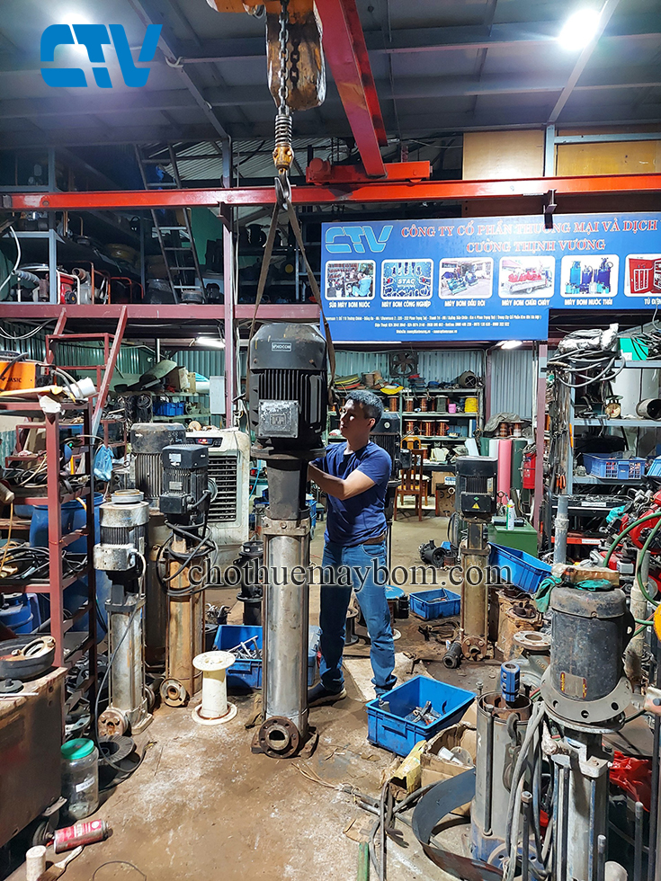 Sửa máy bơm trục đứng, máy bơm nồi hơi, máy bơm RO uy tín, chất lượng, giá rẻ nhất