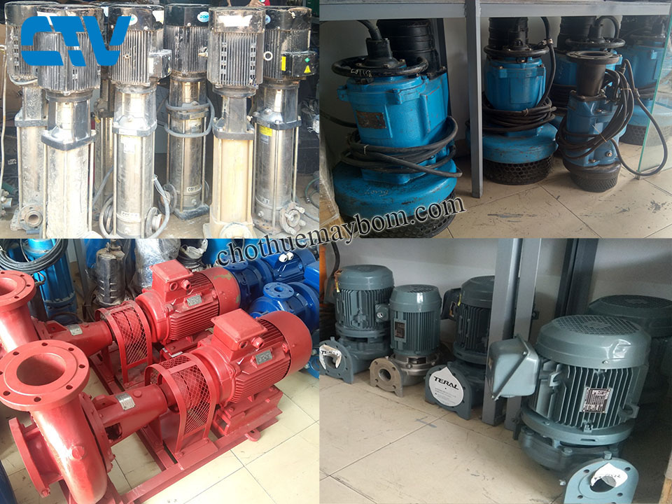 Cho thuê máy bơm nước nhanh chóng, chất lượng, giá rẻ nhất năm 2022